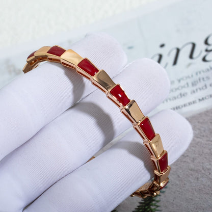 [Lumi Jewelry]SERPENTI BRACELET PINK GOLD RUBELLITE