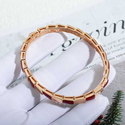 [Lumi Jewelry]SERPENTI BRACELET PINK GOLD RUBELLITE