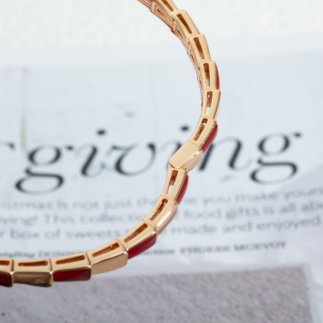 [Lumi Jewelry]SERPENTI BRACELET PINK GOLD RUBELLITE