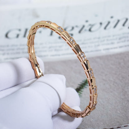 [Lumi Jewelry]SERPENTI BRACELET PINK GOLD DIAMOND