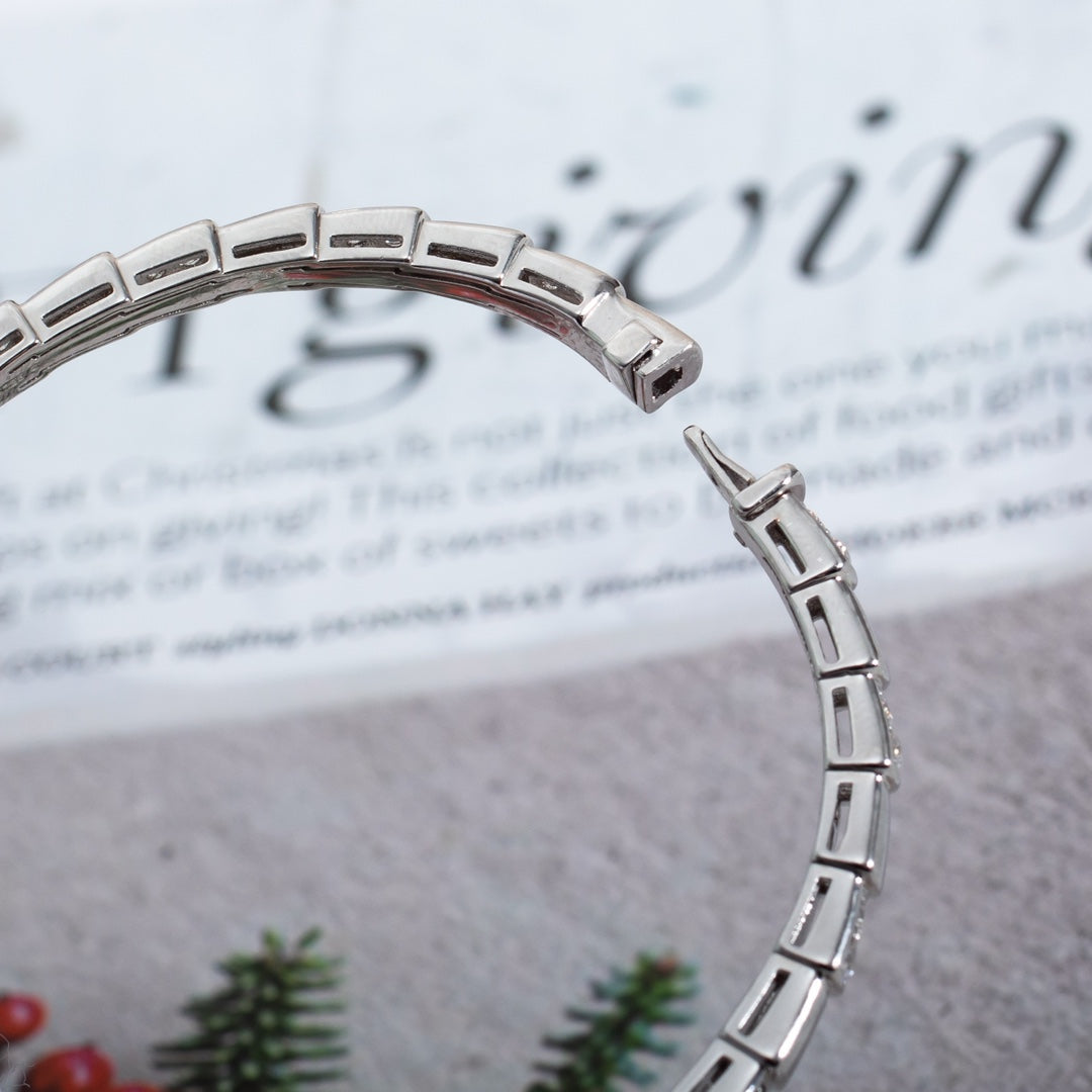 [Lumi Jewelry]SERPENTI BRACELET SILVER DIAMOND