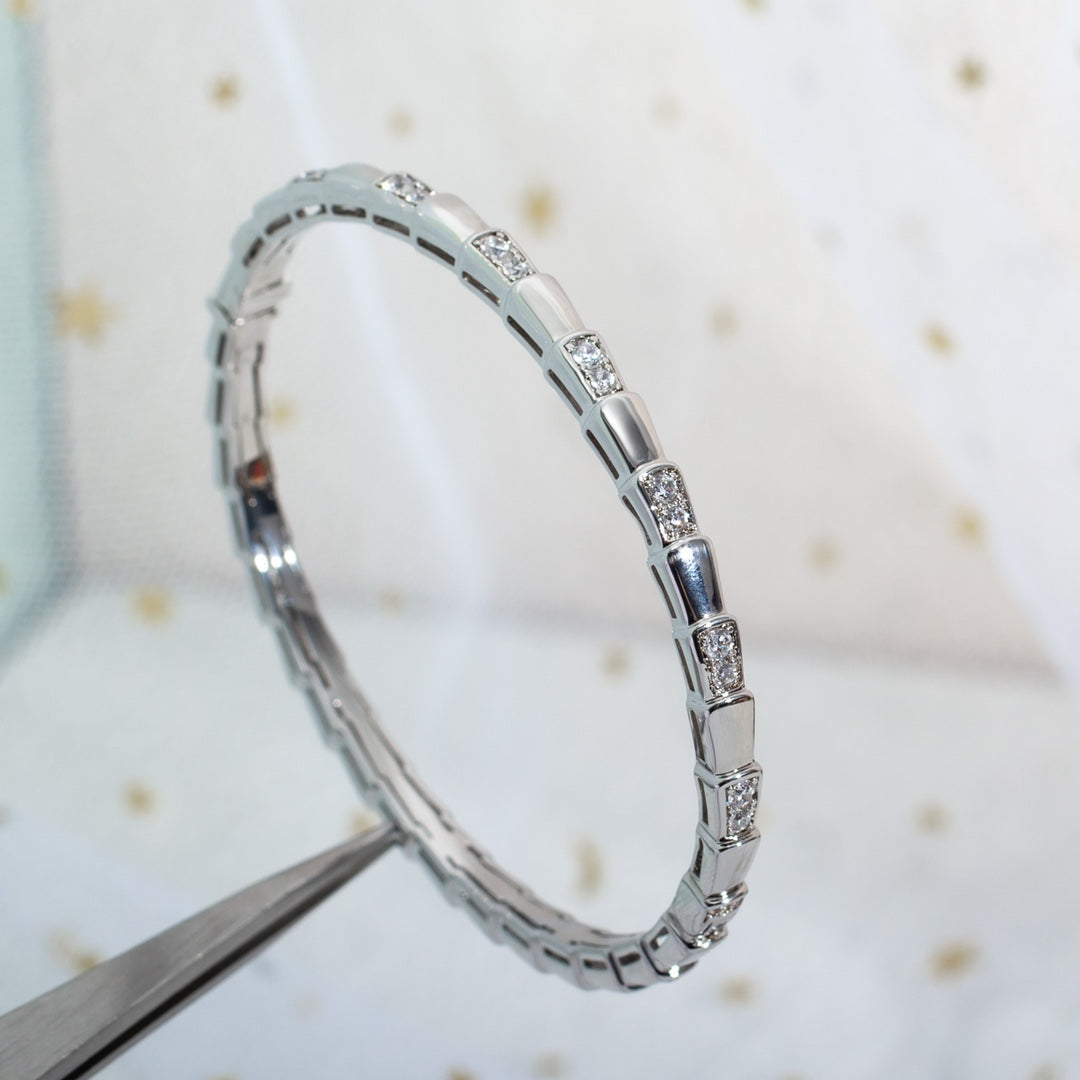[Lumi Jewelry]SERPENTI BRACELET SILVER DIAMOND