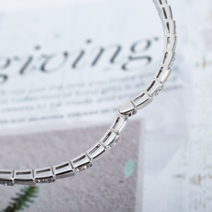 [Lumi Jewelry]SERPENTI BRACELET SILVER DIAMOND
