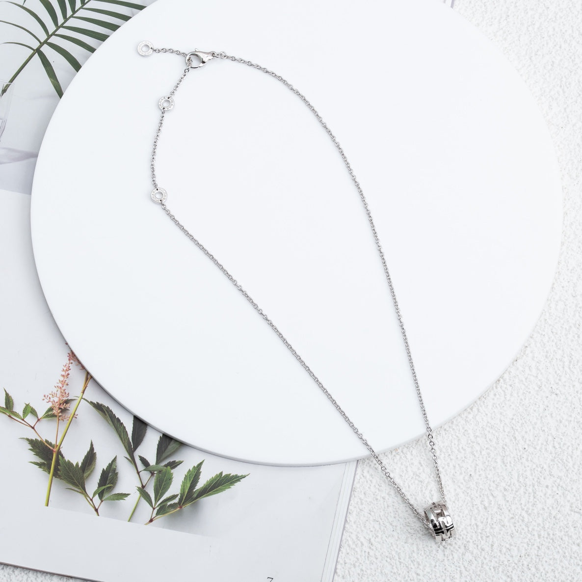 [Lumi Jewelry]PARENTESI NECKLACE SILVER