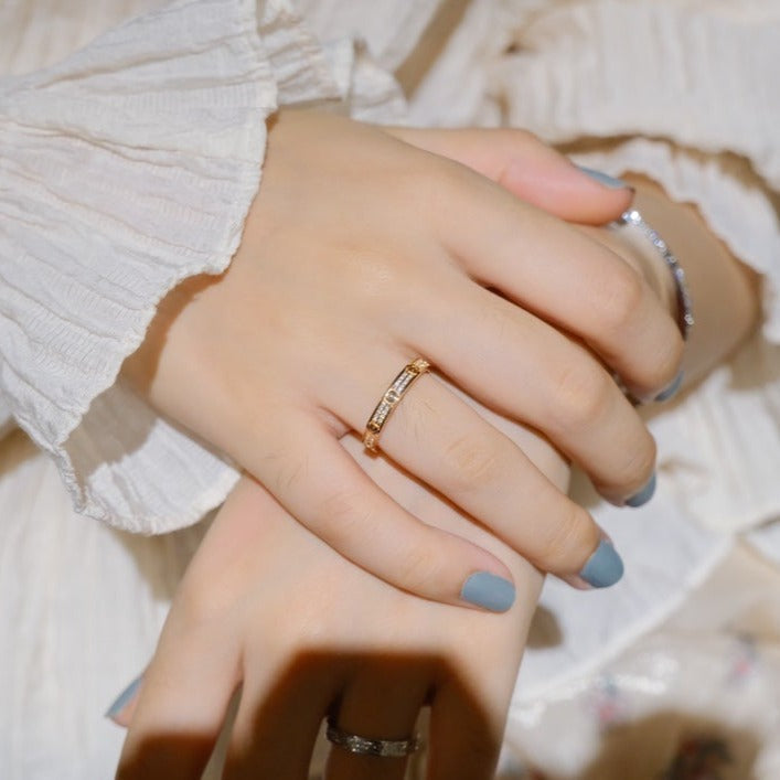 [Lumi Jewelry]LOVE RING 2.65MM DIAMOND