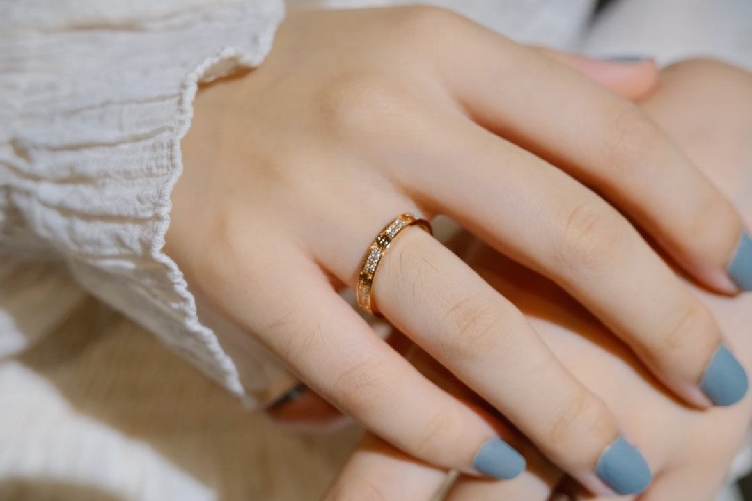 [Lumi Jewelry]LOVE RING 2.65MM DIAMOND