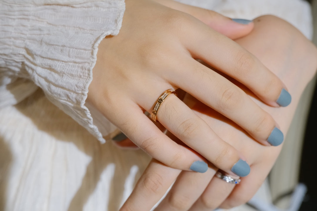 [Lumi Jewelry]LOVE RING 2.65MM DIAMOND