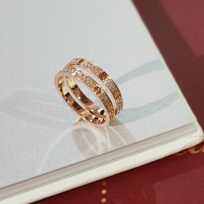 [Lumi Jewelry]LOVE RING 2.65MM DIAMOND