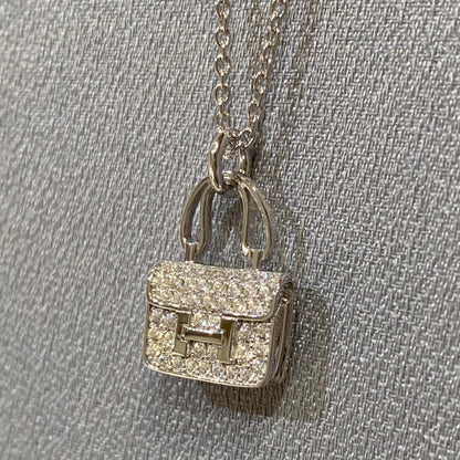 [Lumi Jewelry]CONSTANCE PEDANT DIAMOND NECKLACE