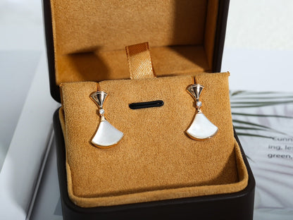 [Lumi Jewelry]DREAM MOP PINK GOLD EARRINGS