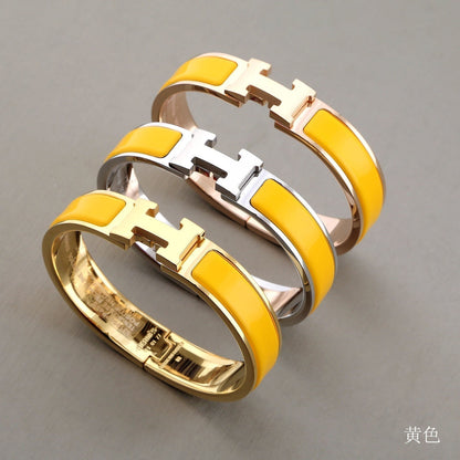 [Lumi Jewelry]H YELLOW BRACELET