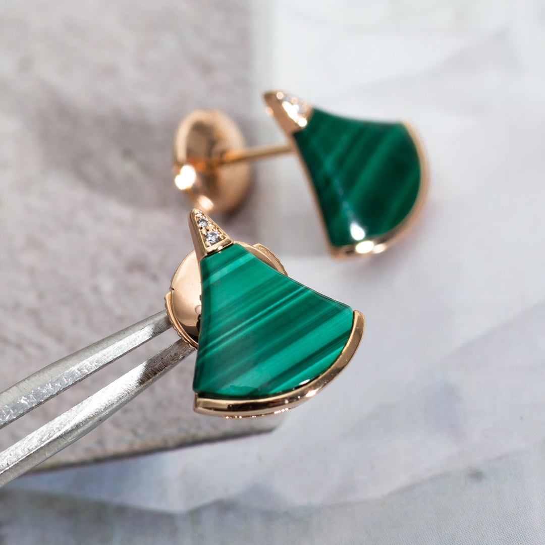 [Lumi Jewelry]DIVAS DREAM EARRINGS PINK GOLD