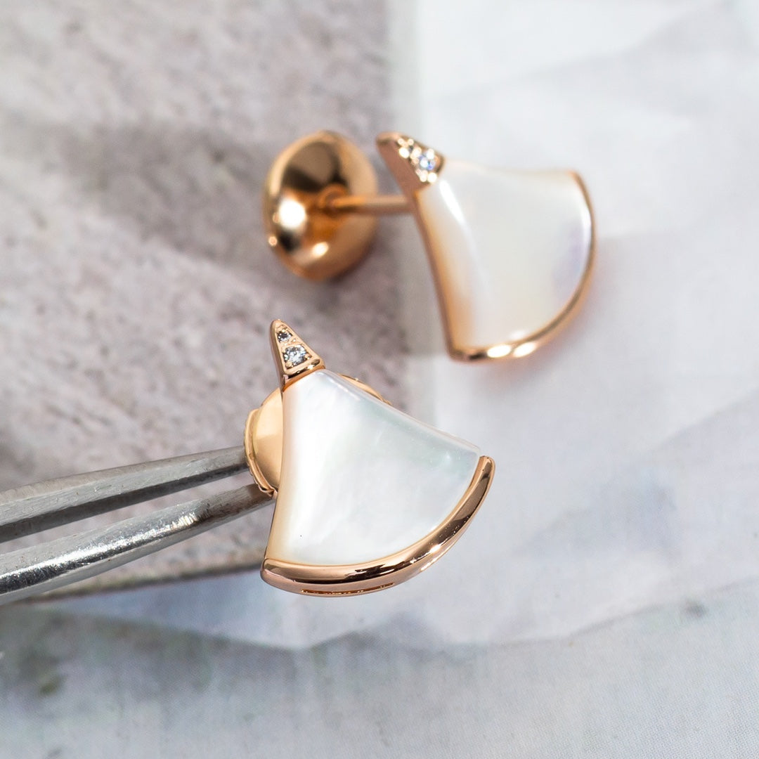 [Lumi Jewelry]DIVAS DREAM EARRINGS PINK GOLD