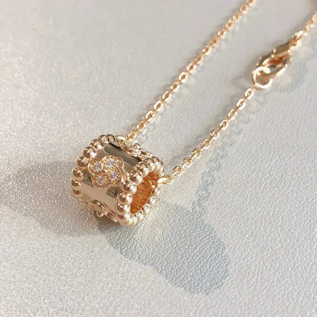 [Lumi Jewelry]PERLEE PEDANT NECKLACE GOLD / ROSE GOLD