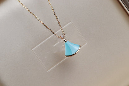 [Lumi Jewelry]DREAM NECKLACE TURQUOISE PINK GOLD