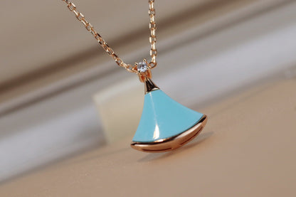 [Lumi Jewelry]DREAM NECKLACE TURQUOISE PINK GOLD