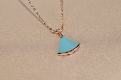 [Lumi Jewelry]DREAM NECKLACE TURQUOISE PINK GOLD
