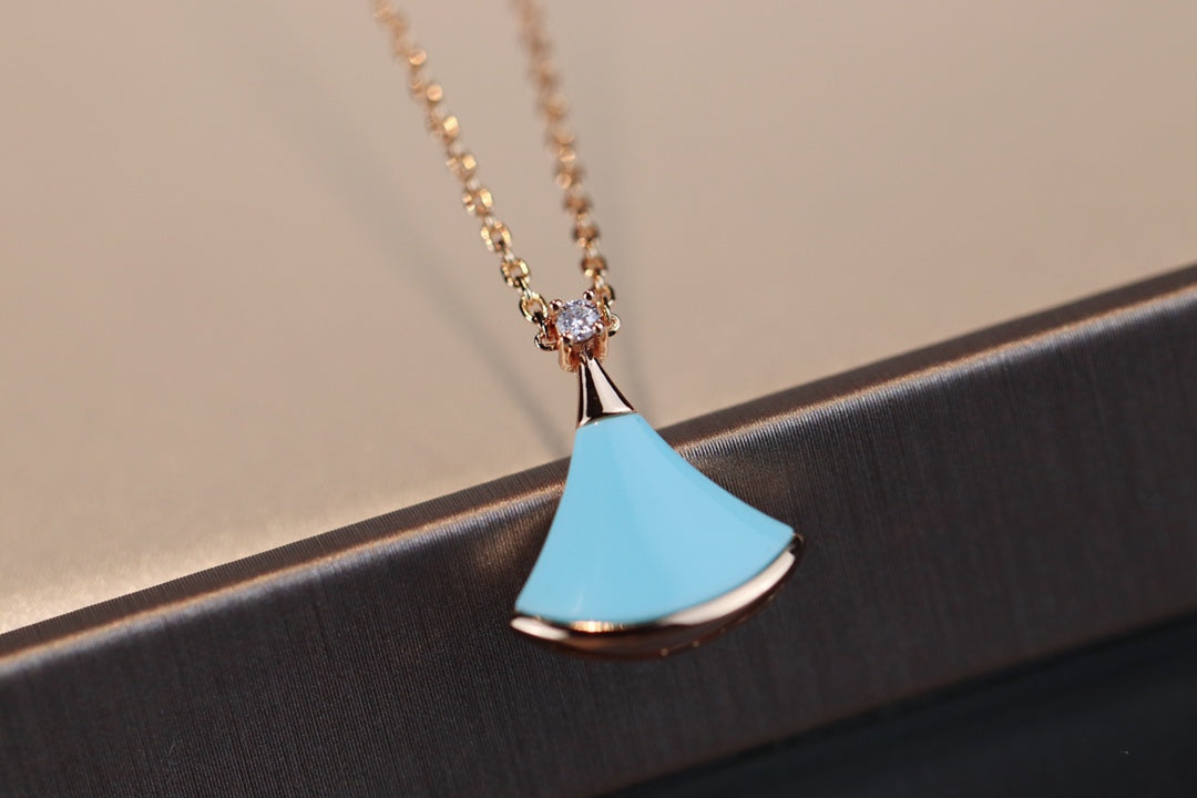 [Lumi Jewelry]DREAM NECKLACE TURQUOISE PINK GOLD