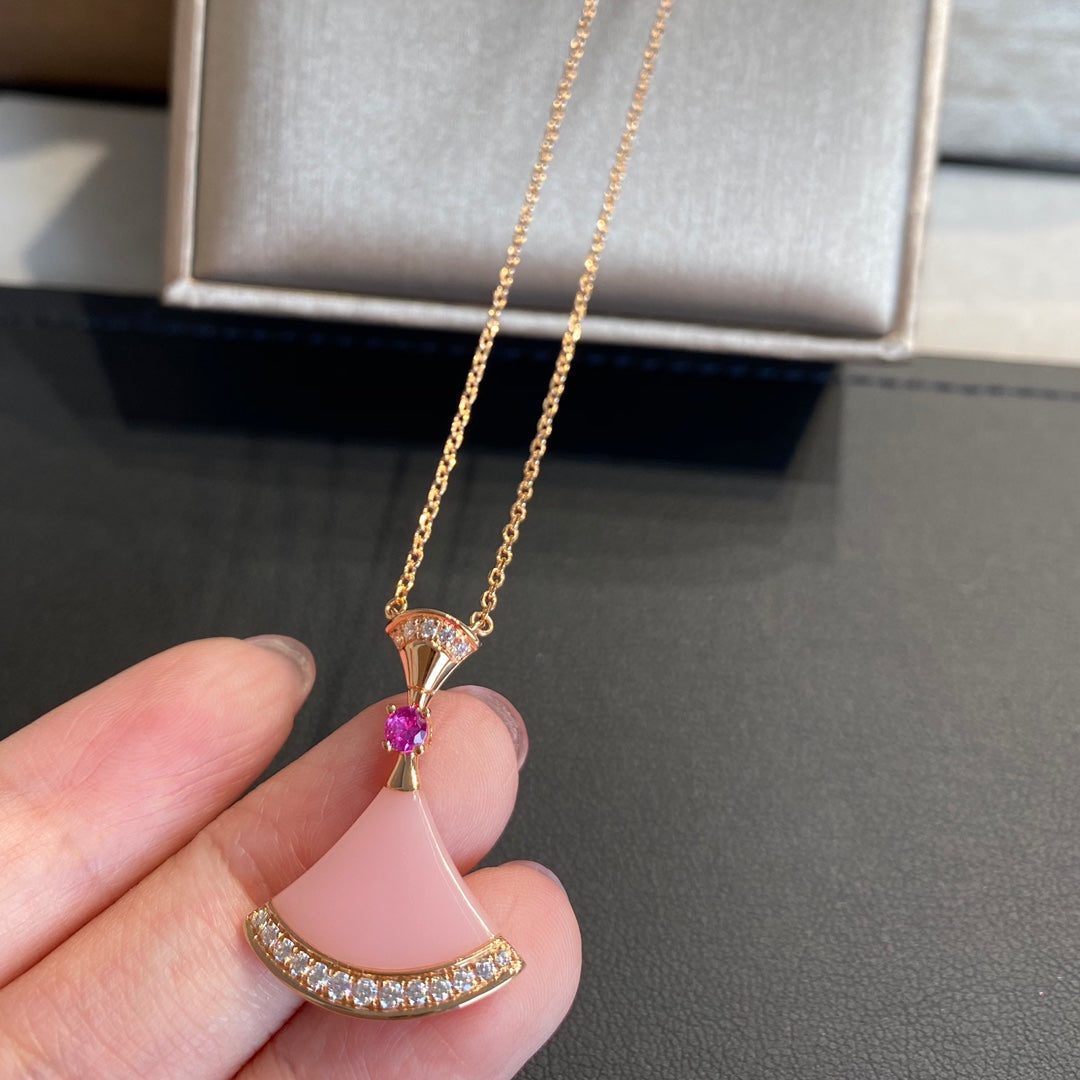 [Lumi Jewelry]DREAM NECKLACE PINK OPAL