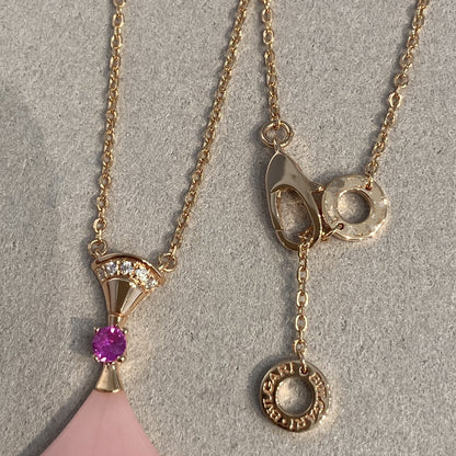 [Lumi Jewelry]DREAM NECKLACE PINK OPAL