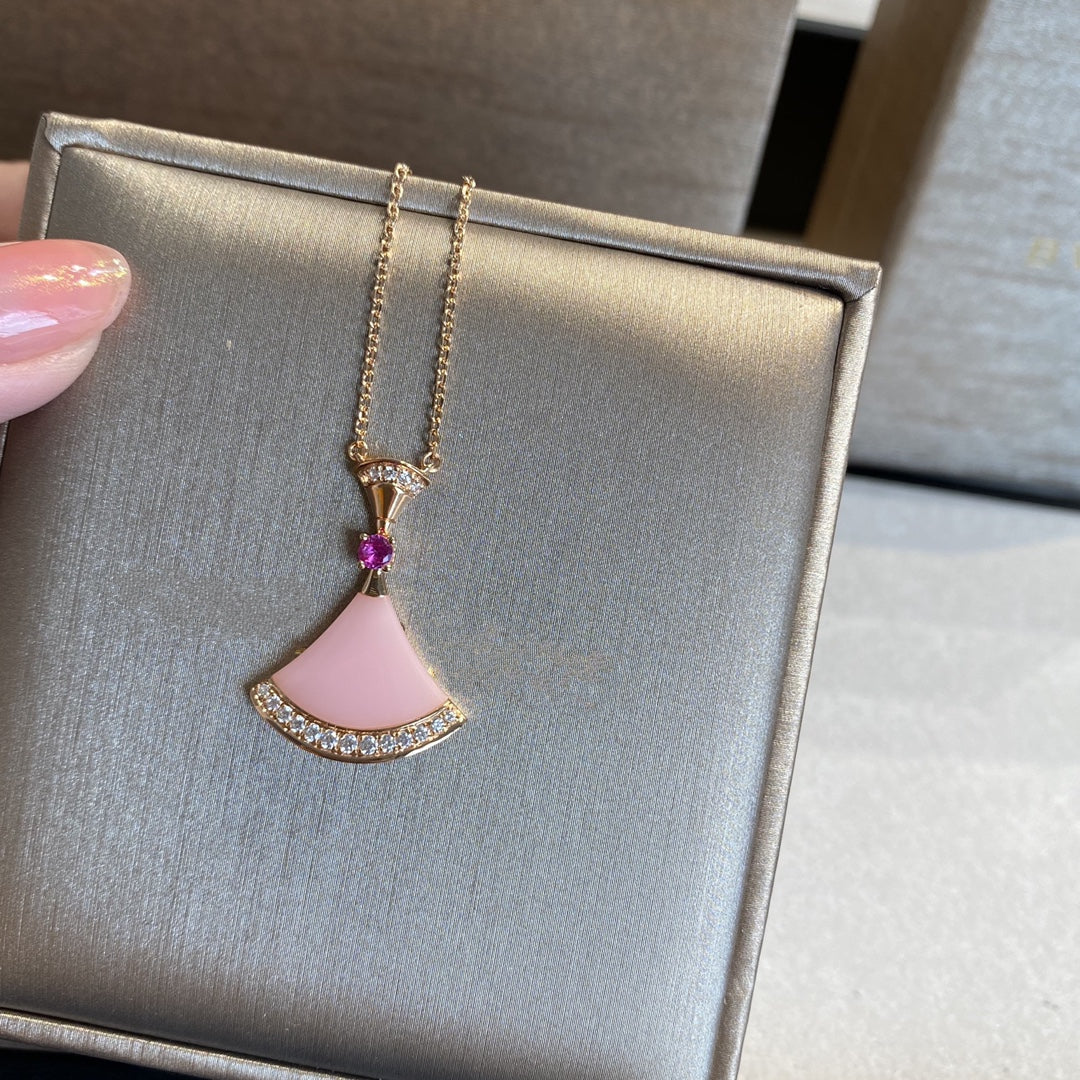 [Lumi Jewelry]DREAM NECKLACE PINK OPAL