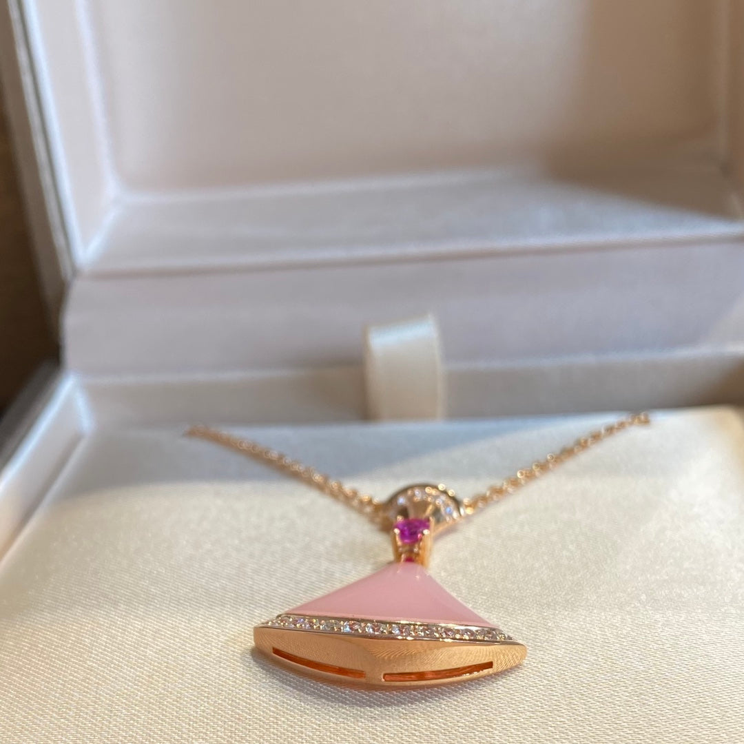[Lumi Jewelry]DREAM NECKLACE PINK OPAL