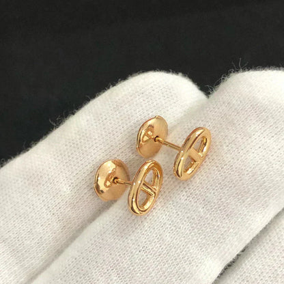 [Lumi Jewelry]CHAINE SMALL EARRINGS GOLD AND SILVER