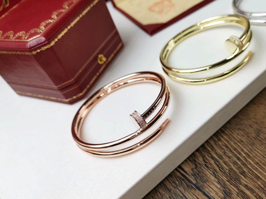 [Lumi Jewelry]JUSTE BRACELET 3.5MM DOUBLE ROW DIAMOND