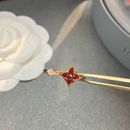 [Lumi Jewelry]STAR 1 DIAMOND OPEN RING