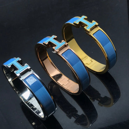 [Lumi Jewelry]H BRACELET BLUE RAINBOW CERAMIC