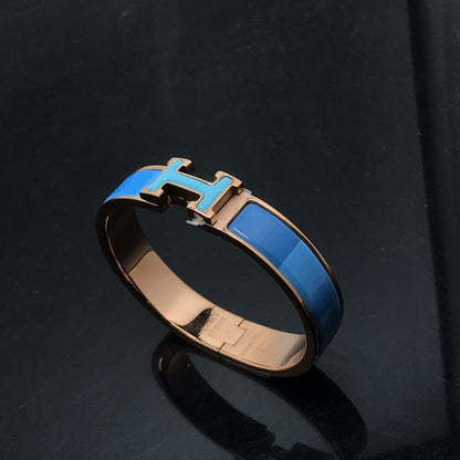 [Lumi Jewelry]H BRACELET BLUE RAINBOW CERAMIC