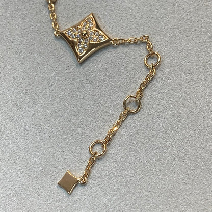 [Lumi Jewelry]STAR AND SUN 4 MOTIFS GOLD DIAMONDS BRACELET