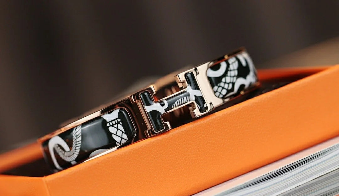 [Lumi Jewelry]H TARTAN BRACELET 12MM