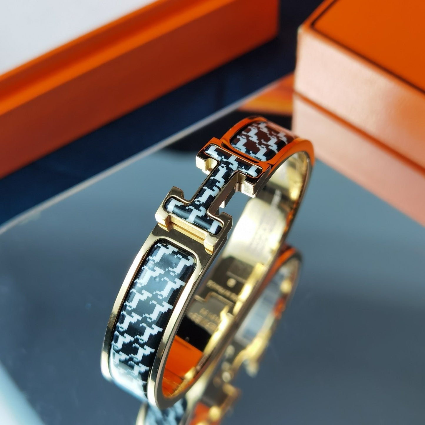 [Lumi Jewelry]H HORSE BRACELET 12MM