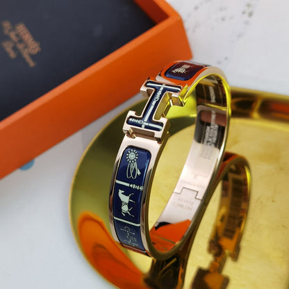 [Lumi Jewelry]H COUVERTURES DARK BLUE BRACELET