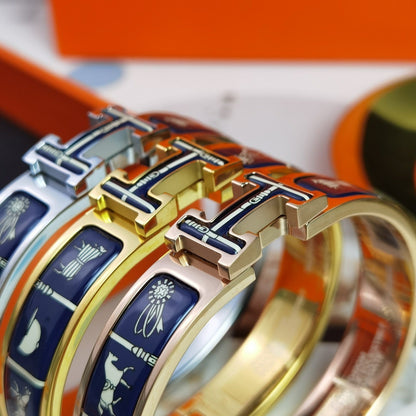 [Lumi Jewelry]H COUVERTURES DARK BLUE BRACELET