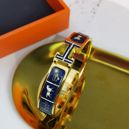 [Lumi Jewelry]H COUVERTURES DARK BLUE BRACELET