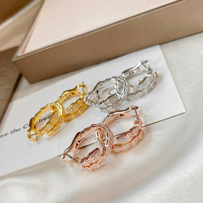 [Lumi Jewelry]SERPENTI EARRINGS DIAMOND