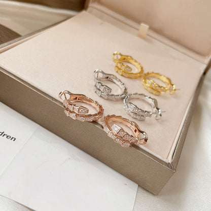 [Lumi Jewelry]SERPENTI EARRINGS DIAMOND