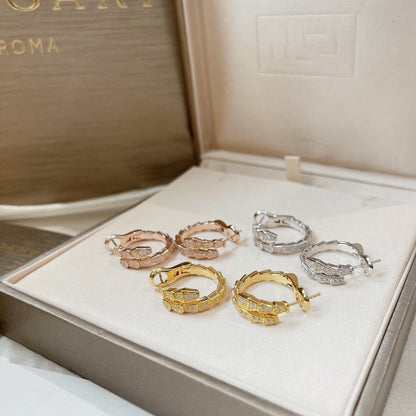 [Lumi Jewelry]SERPENTI EARRINGS DIAMOND