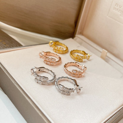 [Lumi Jewelry]SERPENTI EARRINGS DIAMOND