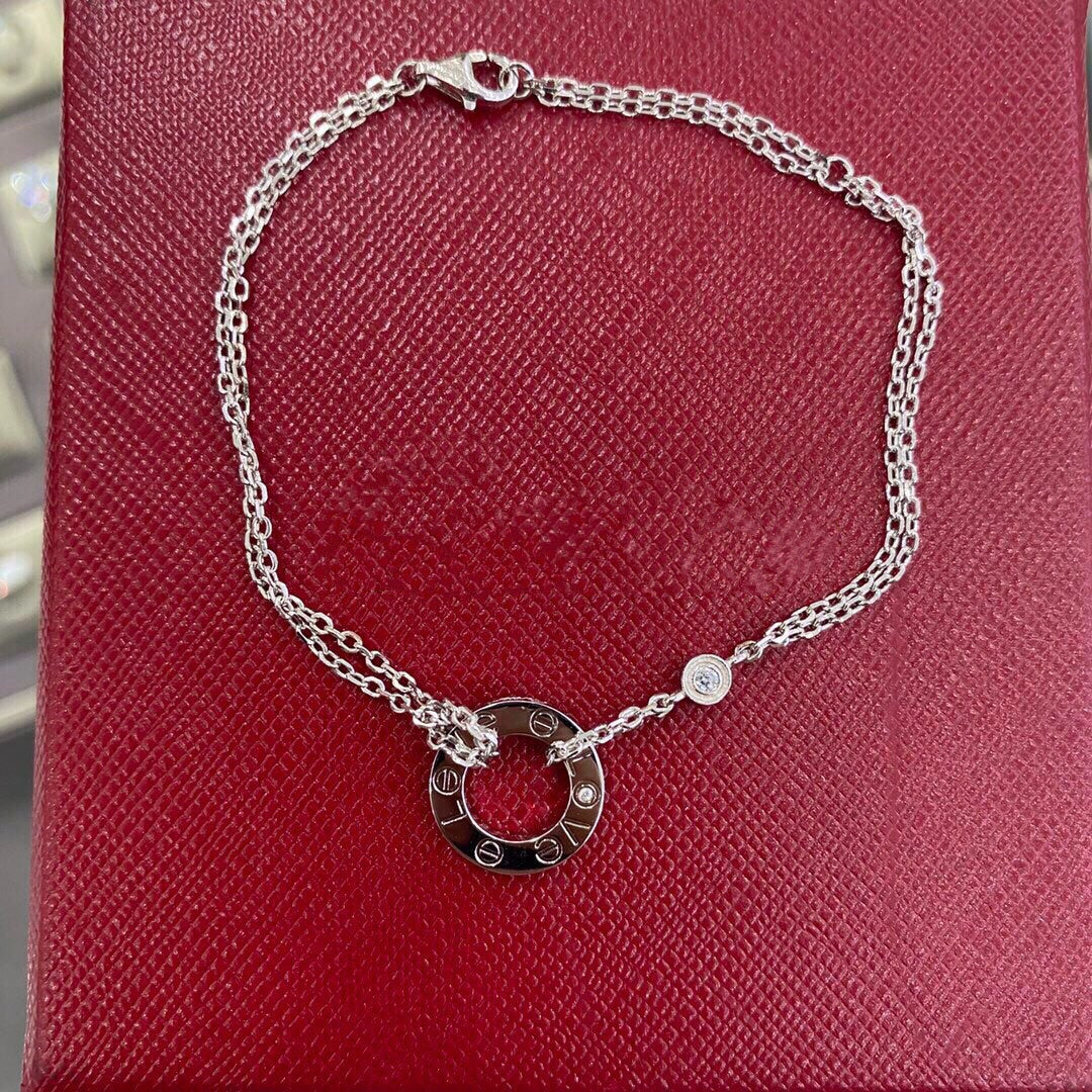 [Lumi Jewelry]LOVE BRACELET 2 DIAMOND