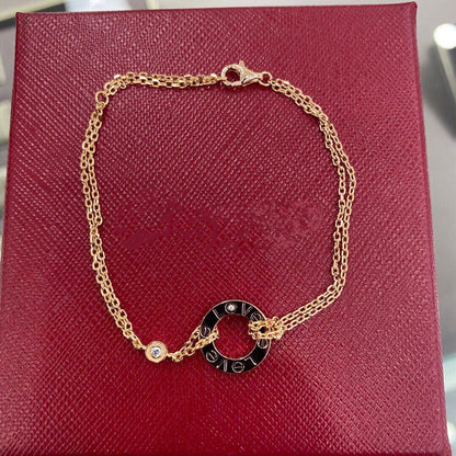 [Lumi Jewelry]LOVE BRACELET 2 DIAMOND
