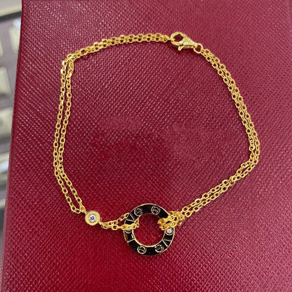 [Lumi Jewelry]LOVE BRACELET 2 DIAMOND