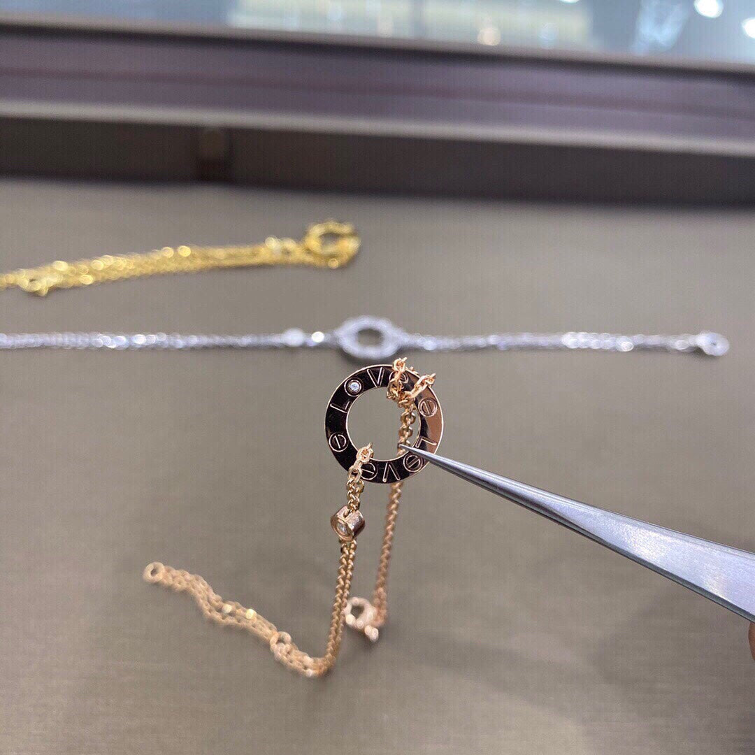 [Lumi Jewelry]LOVE BRACELET 2 DIAMOND