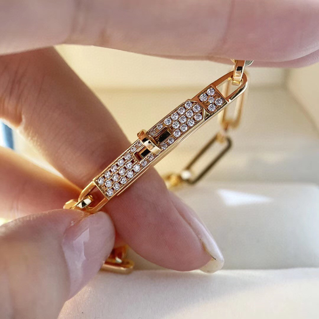 [Lumi Jewelry]CHAINE BRACELET SMALL MODEL DIAMOND