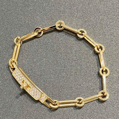 [Lumi Jewelry]CHAINE BRACELET SMALL MODEL DIAMOND