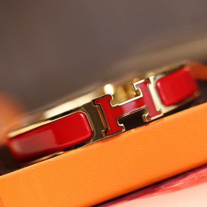 [Lumi Jewelry]H BRACELET 12MM GOLD