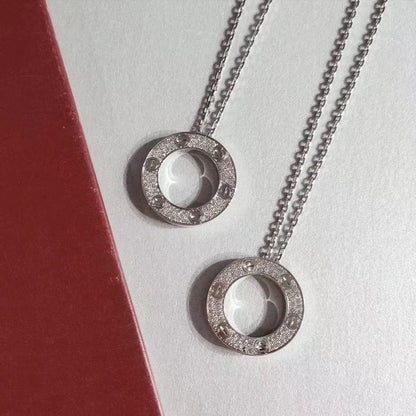 [Lumi Jewelry]LOVE NECKLACE ADJUSTABLE SILVER