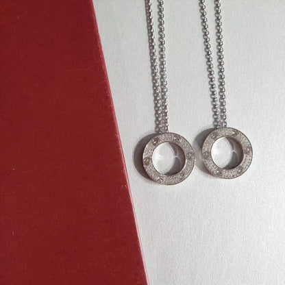 [Lumi Jewelry]LOVE NECKLACE ADJUSTABLE SILVER